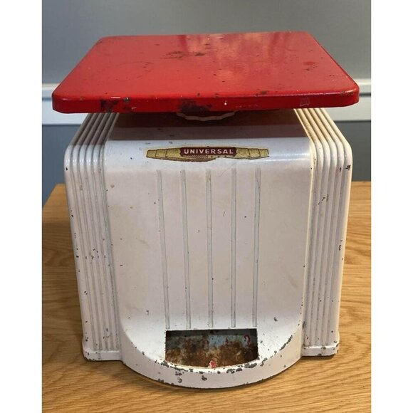vintage Other - Vintage White & Red Metal Kitchen 1950s Scale